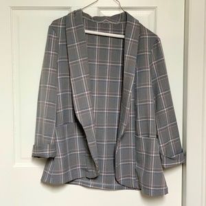 Plaid Blazer